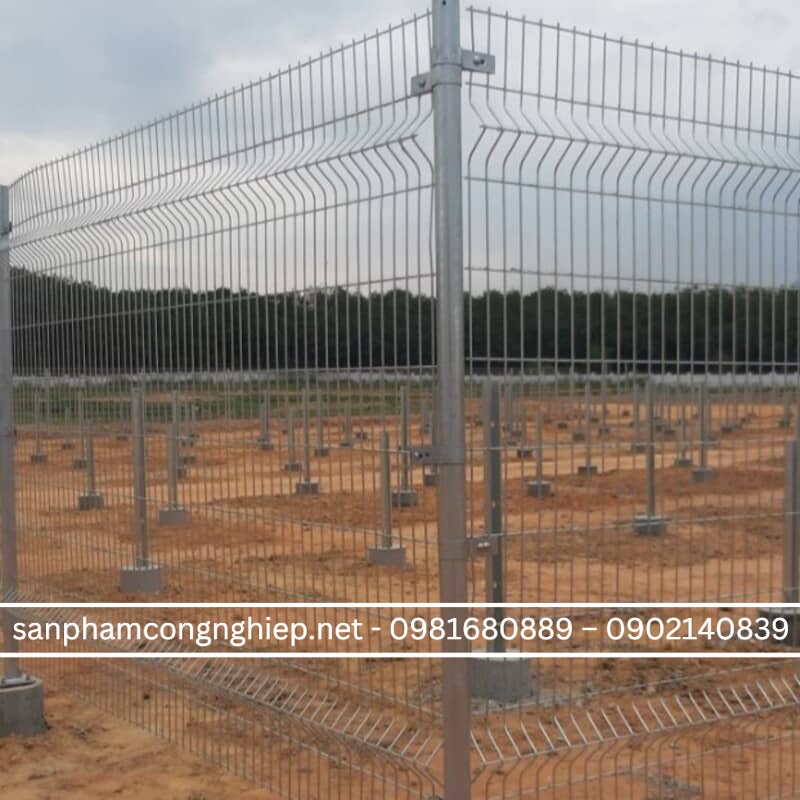 Hàng rào thép chấn sóng mạ kẽm