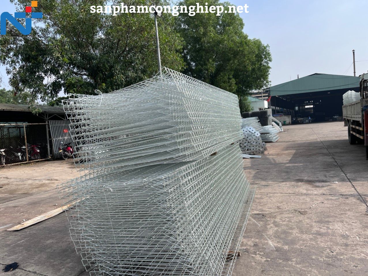 Lưới hàn gấp tam giác mạ kẽm