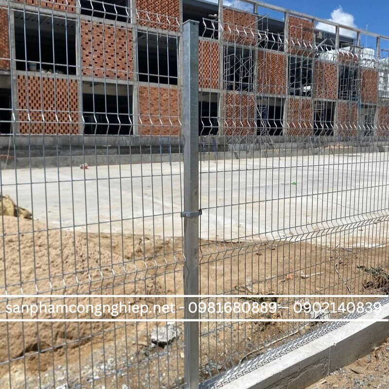 Hàng rào lưới thép chấn sóng mạ kẽm